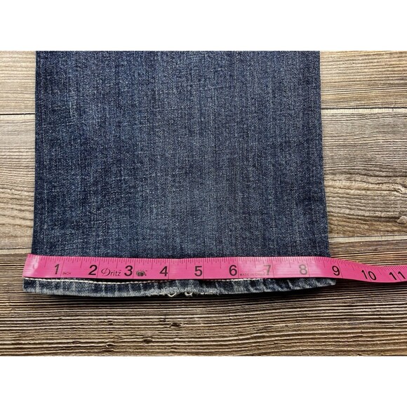 Vigoss The New York Boot Cut Jeans Size 9/10 Flap Back Pockets Distressed - Picture 15 of 16